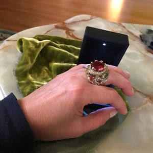 Oversized gorgeous rings in size 7